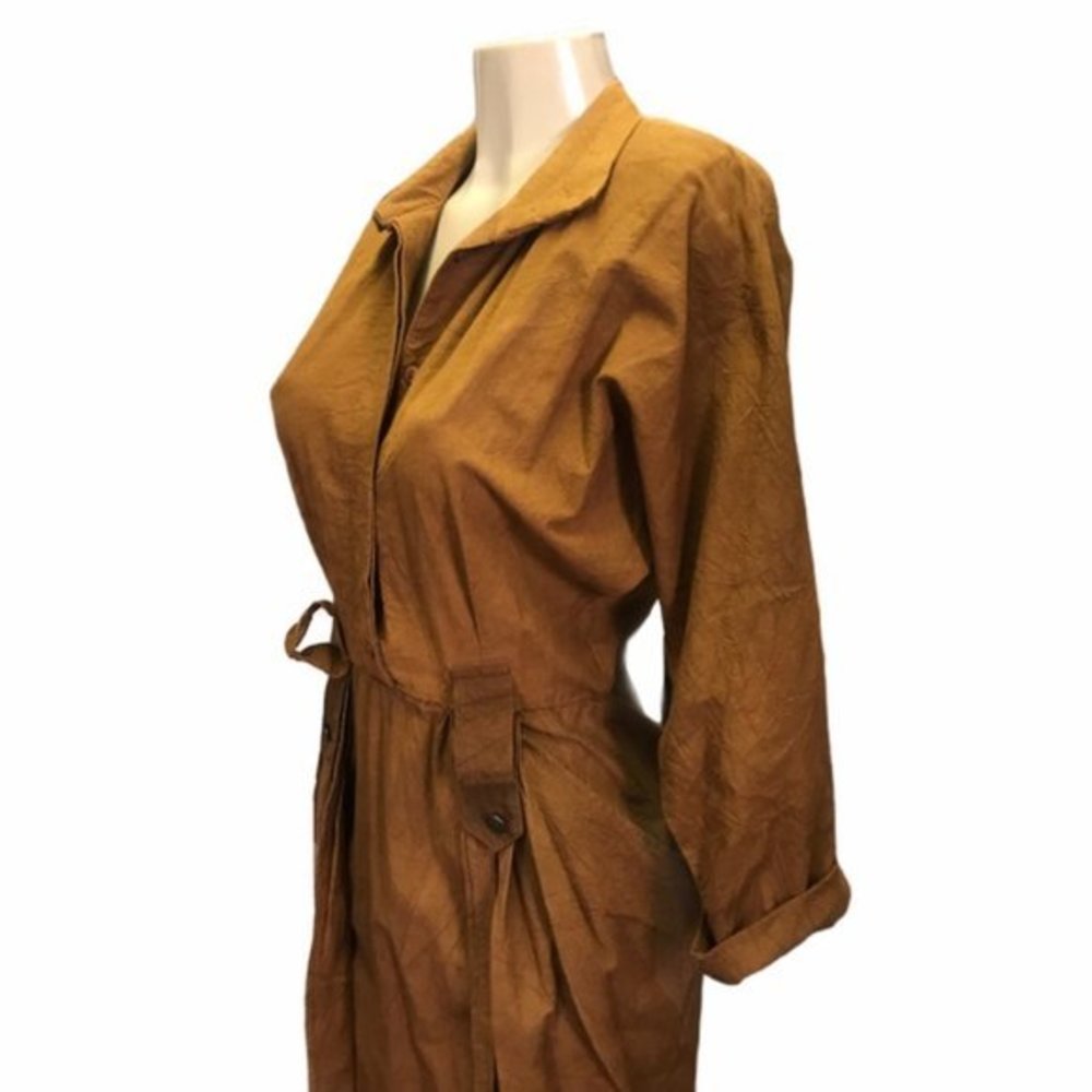 Vintage Rabbit Designs Tailored Style Rust Dress